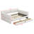 Upholstered Platform Bed With USB And 2 Drawers-983156843