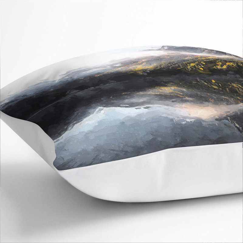 Square Cushion, 40cm H x 40cm W x 15cm D, White