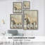 ANIMALS Series CECXL, reproduction encadrée - bois massif