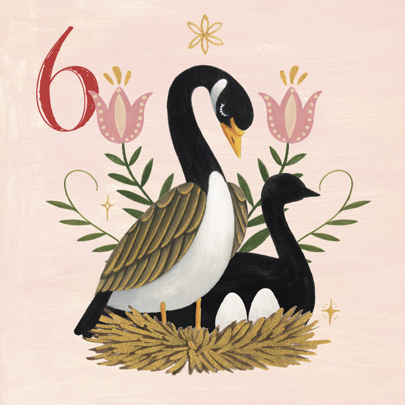 Twelve Days VI by Grace Popp - Wrapped Canvas Painting, 76cm H x 76cm W