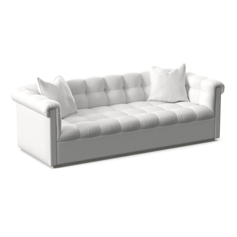 Thom Filicia Home 98" Nottingham Sofa, Wrenn, Nomad Snow Crypton® Chenille