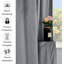 Paire de rideaux occultant en velours de couleur unie avec œillets Rithvika pour la maison et le bureau-70397010-95873687