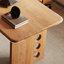Bureau en bois de cerisier naturel-1788631860