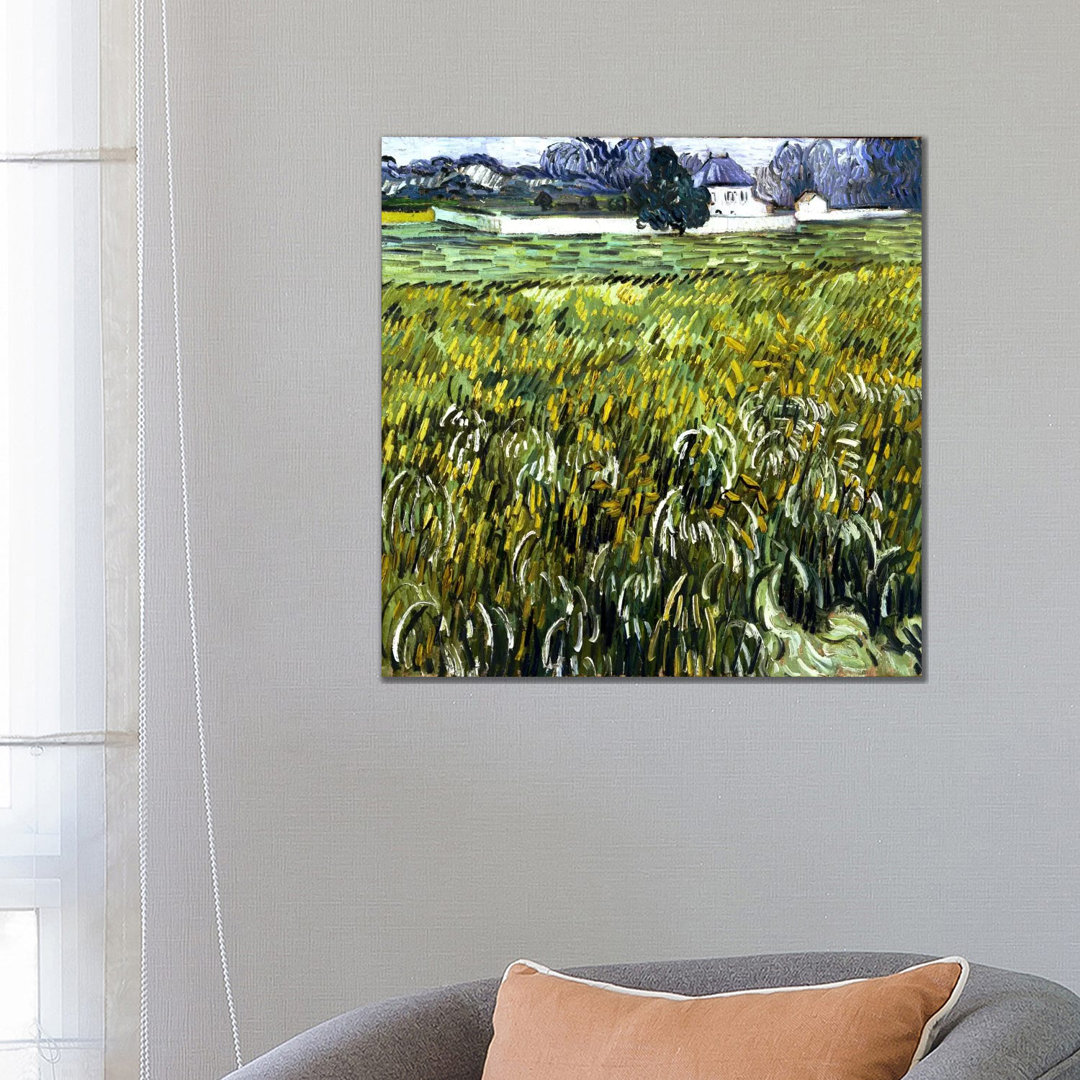 House At Auvers by Vincent Van Gogh - Wrapped Canvas Painting