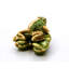 Cristaux autrichiens beiges avec grenouille sur lis
