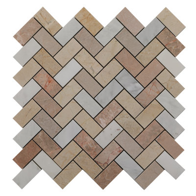 Carreau de mosaïque Adrie Crema Marfil