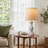 21.9'' Farmhouse Resin Table Lamp Set for Living Room, Nightstand