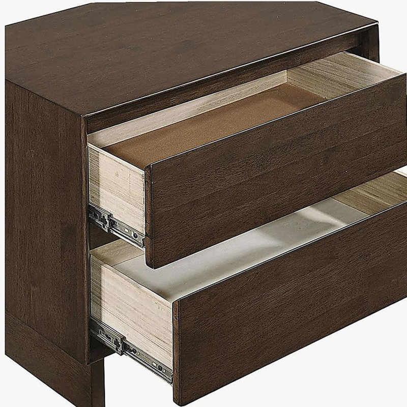 Table de chevet 2 tiroirs Hemlock