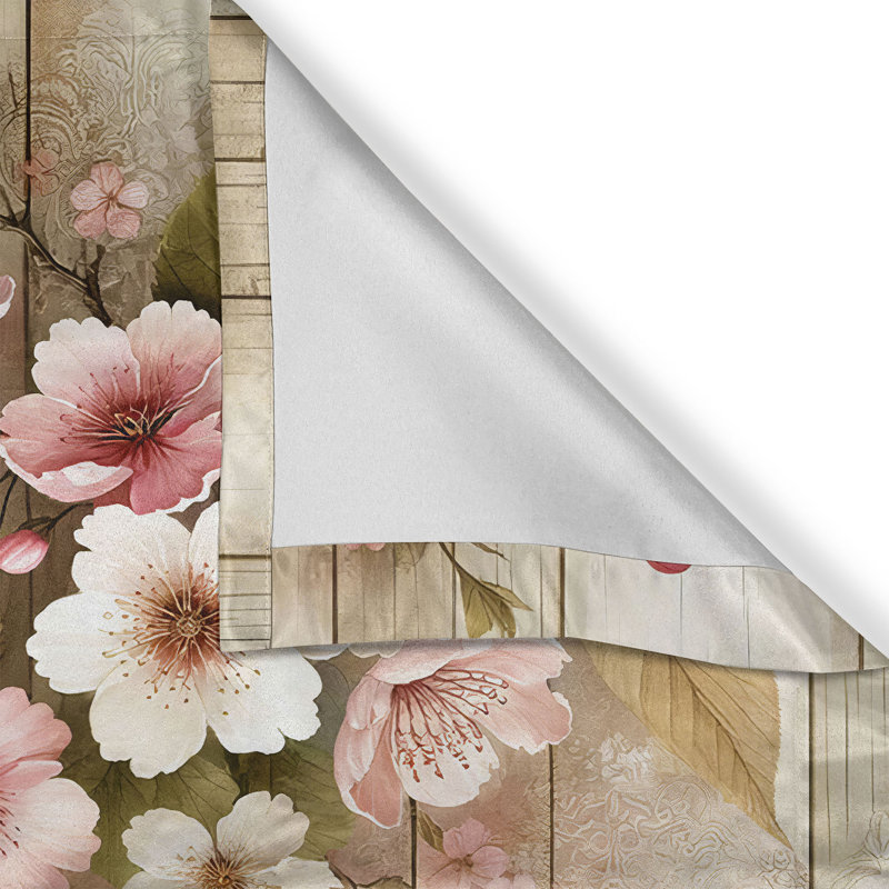 Cantonnière japonaise Ambesonne Sakura, L 55 po x L 45 po