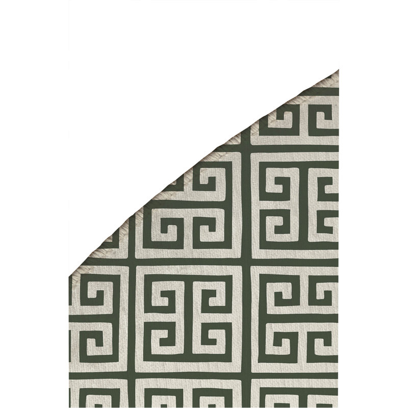 Cuddle Key Non-Slip Outdoor Rug, Round 5'