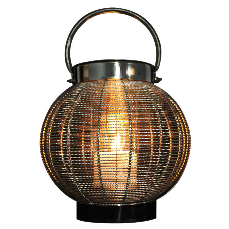 Polished Stainless Steel Gel Fuel Fire Pit Lantern