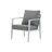 Aluminum Lounge Chair With Sleek Rope Accents And Comfortable Cushions, Perfect For Modern Outdoor And Indoor Spaces-136678568-136678569