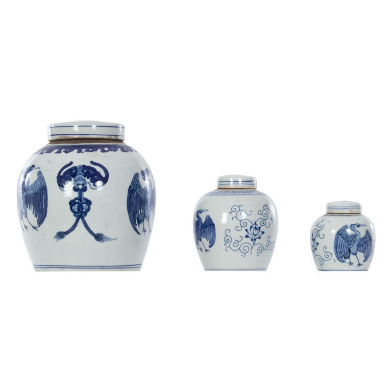 Handmade Ceramic / Porcelain Jar, 4.5" H x 4.5" W x 4.5" D