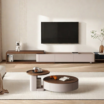 Simple Style TV Stand and Coffee Table Set by Creature B Comforts