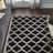 Ammundsen Geometric Anthracite/Ivory Area Rug-1126902339