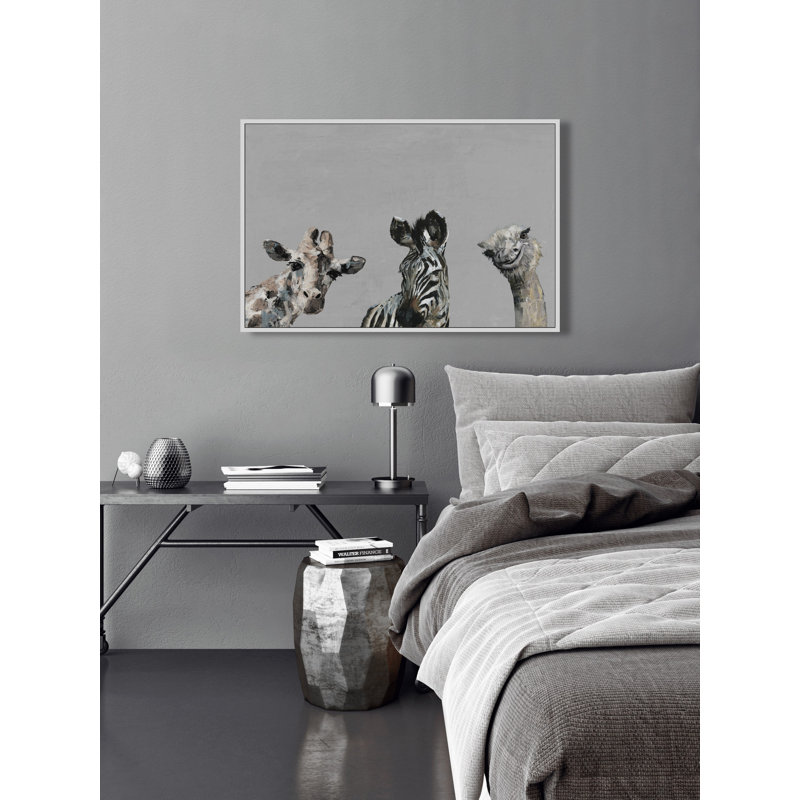 «The Head Turners In Grey», reproduction sur toile encadrée, H 20 po x l 30 po x P 1,5 po