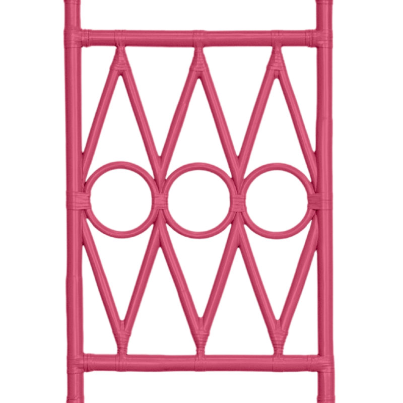 Michelle Platform Bed, King, Hot Pink