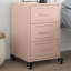 Aneyah 36cm W Steel Bedside Table-447055223