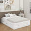 Grand lit plateforme avec 6 tiroirs-156931789