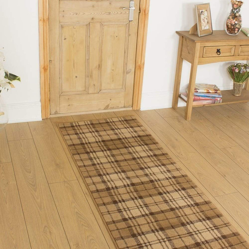 Ashtyn Plaid Indoor / Outdoor Area Rug, Runner 390cm x 70cm