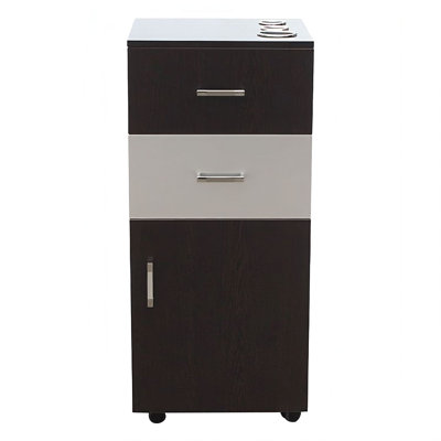 Meuble-lavabo à roulettes