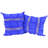 Ruffled and Sequined Throw Pillow