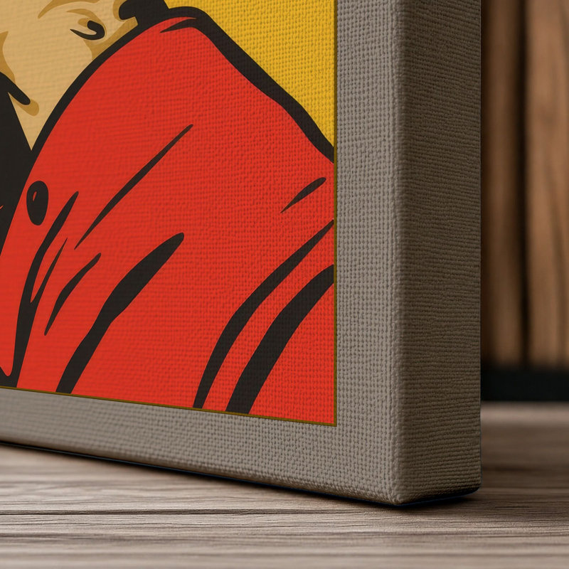 Prayer and Devotion Religious - Wrapped Canvas, 36x24 - 91.4 x 61.0 cm, Taupe Border