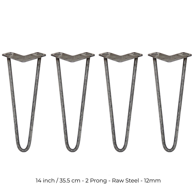 Klimek Table Leg, Silver, 35.56cm H x 11cm W x 8cm D
