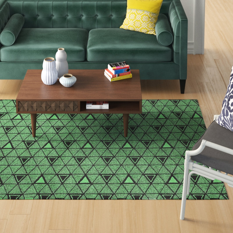 Jordao Geometric Indoor Rug, Rectangle 5' x 7'