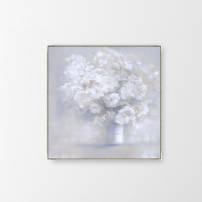 D’Alessandro Leon " The White Vase II " by D’Alessandro Leon Painting Print