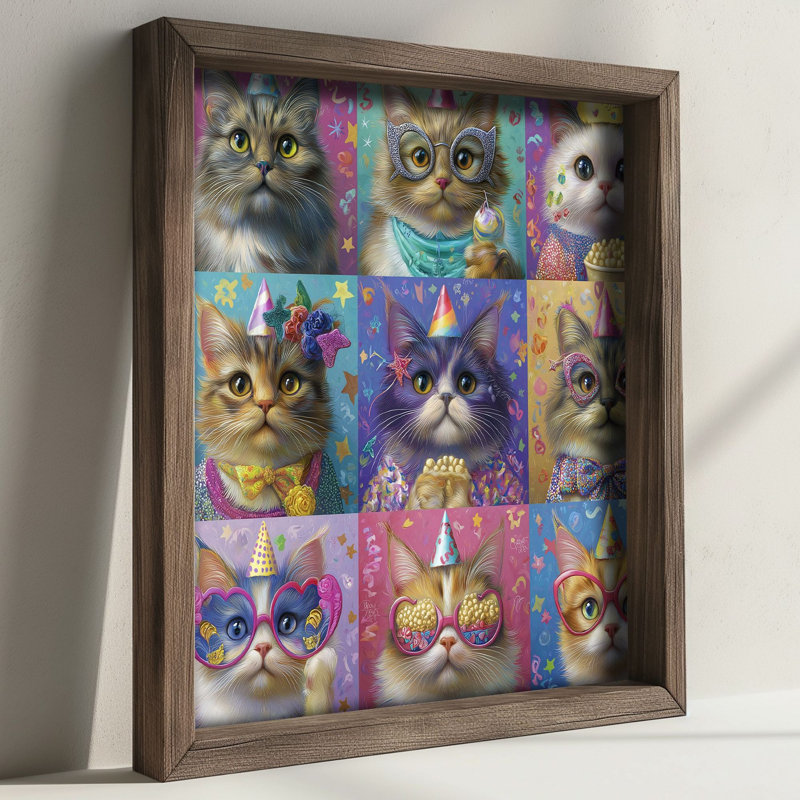 Peinture décorative en panneau de fibres à densité moyenne, H 19,69 po x l 19,69 po