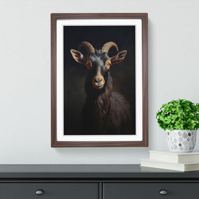 Goat Realism - Framed Print