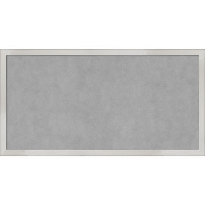 Tableau magnétique à cadre argenté Svelte
