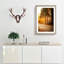 Sunlight Through the Forest - Picture Frame Painting Print-55614008-55614015