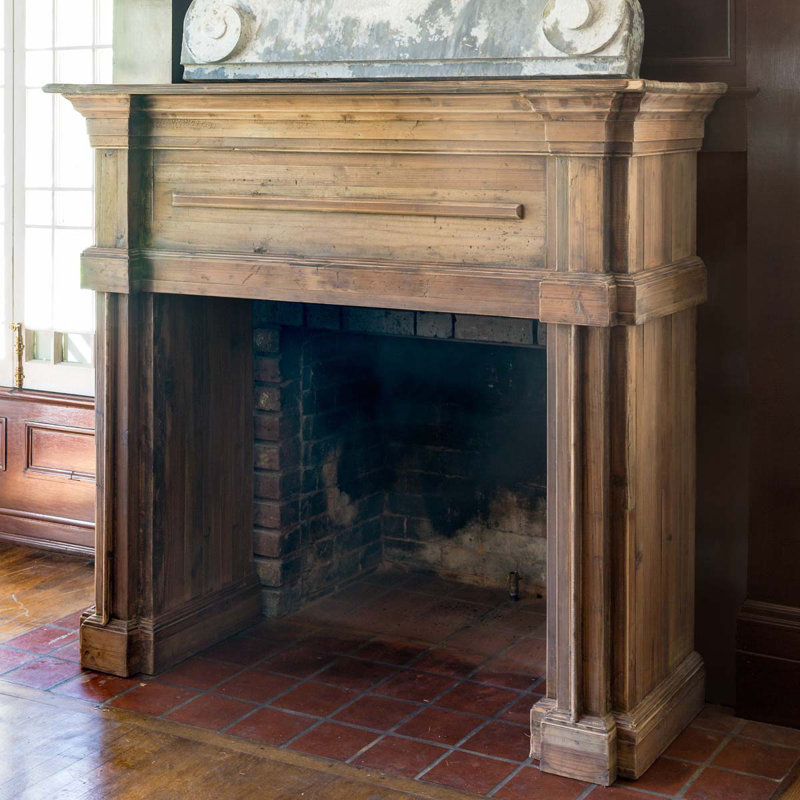 Reclaimed Pine Fireplace Surround