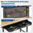 Heavy Duty Garage Workbench w/Pegboard, Wood Workbench with Tool Storage,Power Strip,LED Lighting,Industrial Work Table w/Drawers,Hanging Kits for Garage,Workshop,Basement