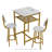 Bar table, equipped with 2 bar stools-1485810646-1485810644-1485810645