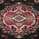 Modena Oriental Black/Red Area Rug