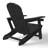 Outdoor Poly Adirondack Chair With Ottoman-118433011