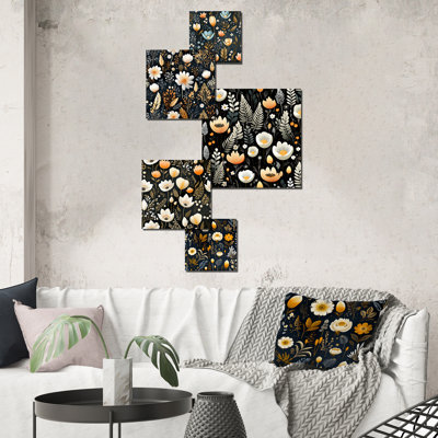 Hollar - Floral Wall Art Set Of 5
