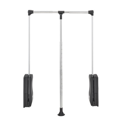 Rev-A-Shelf Adjustable Pull Down Closet Rod Organizer for Custom Closet Storage Systems
