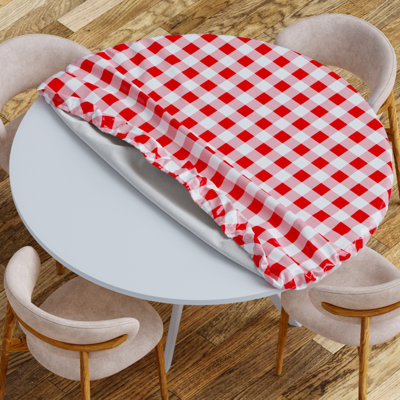 Vinyl Picnic Fited Tableclth Round
