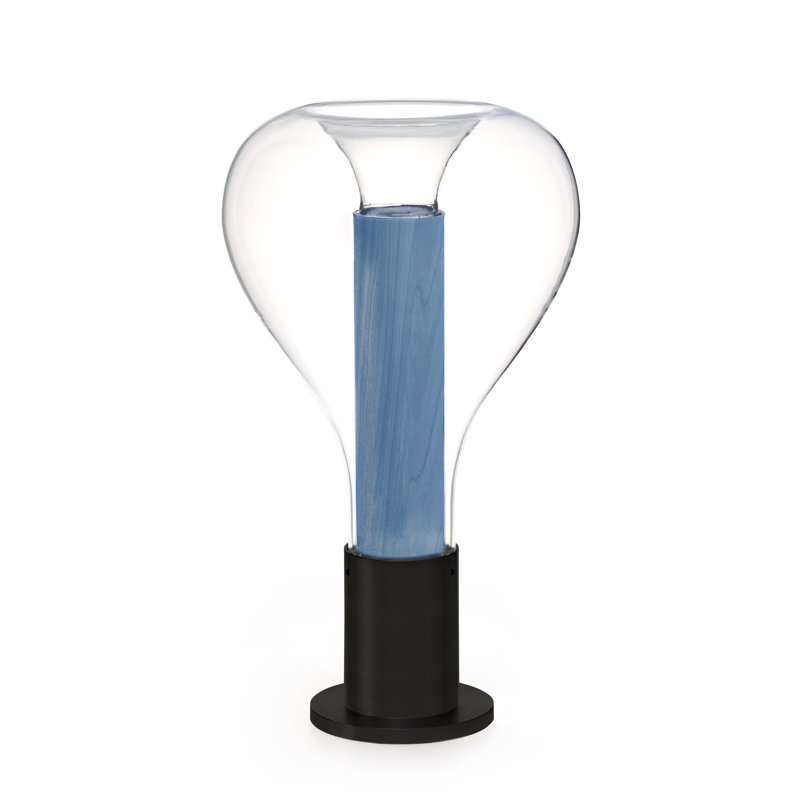 Lampe de table Eris par Mayice Studio, Noir mat, Hêtre naturel