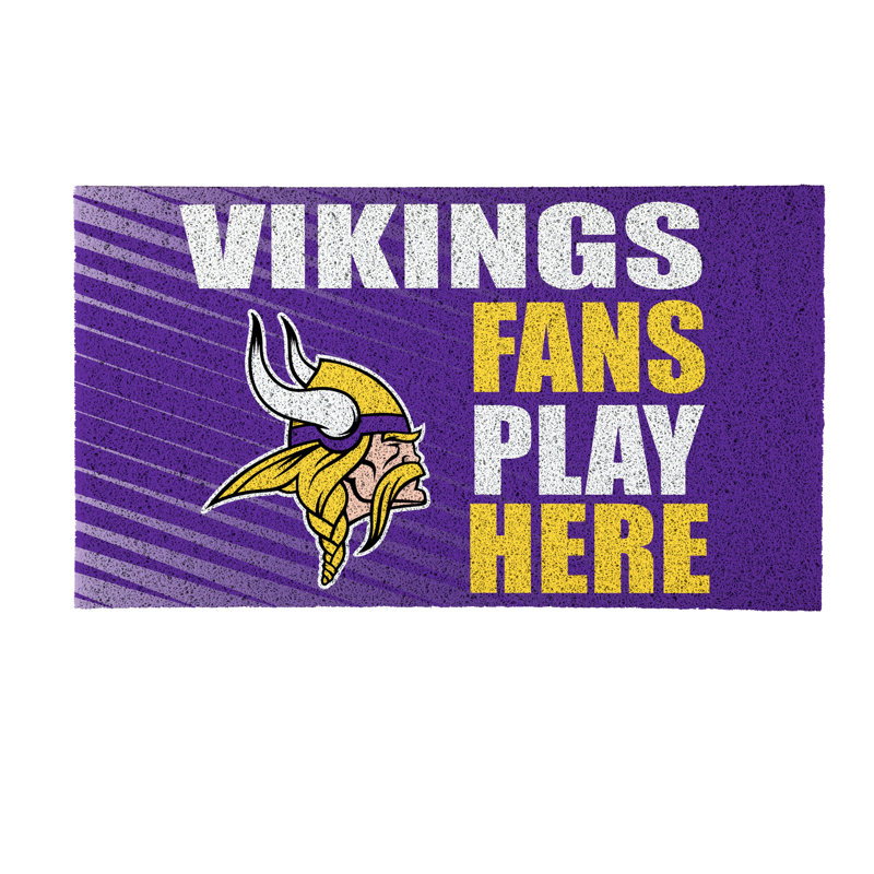 Minnesota Vikings Fan PVC Mat, 28"x16"