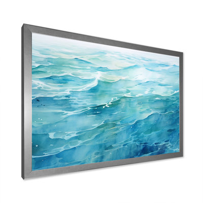 «Blue Ocean In Motion Scenery VI», reproduction sur toile