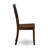 Boston Dining Chairs - Cross Back Wood Seat Kitchen Chairs, Set of 2, Mahogany-342925884