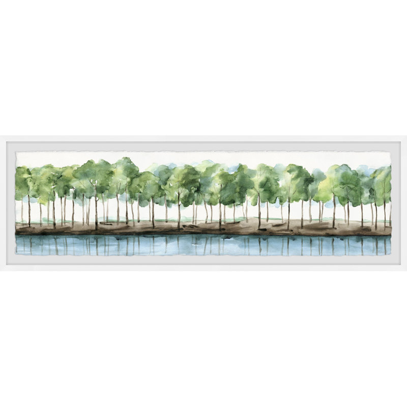 Go And Explore by Marmont Hill - Single Picture Frame Panoramic Painting, 25cm H x 76cm W x 3.81cm D