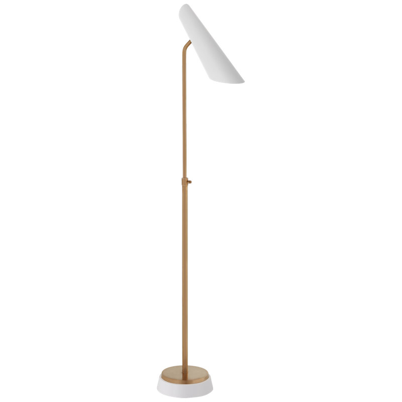 Franca Task Floor Lamp, White