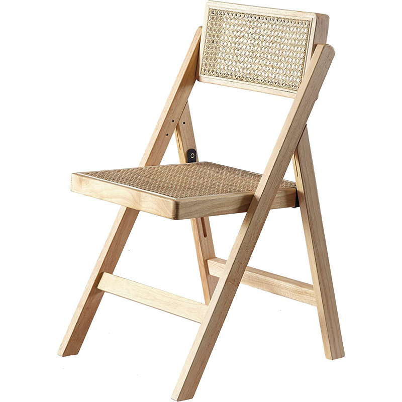Chaise empilable Heritage Houseware, Naturel