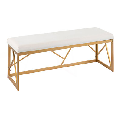 Banc en métal Glam